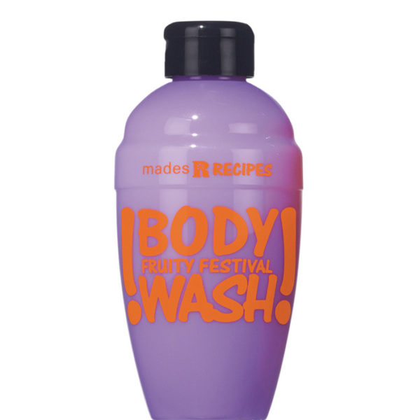 RECIPES<br> gel bagno doccia <br><em>cocktail di frutti</em>