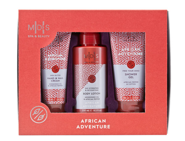 SPA & BEAUTY<br> confezione regalo <br><em>pepe nero e legno di sandalo</em>