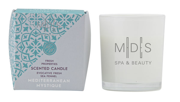 SPA & BEAUTY<br> candela profumata <br><em>finocchio d'acqua e alghe marine</em>